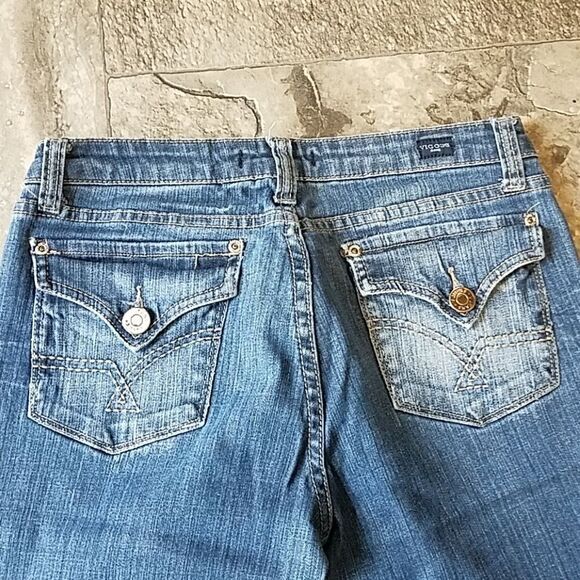 Vigoss Straight Leg Raw Hem Distressed Jeans 9 - Picture 4 of 8